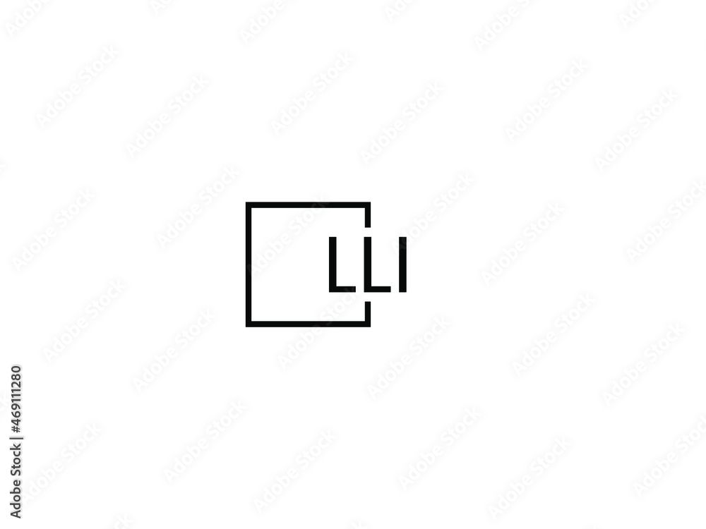 LLI letter initial logo design vector illustration LLI letter initial logo design vector illustration