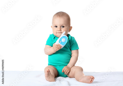 Cute little child with baby...