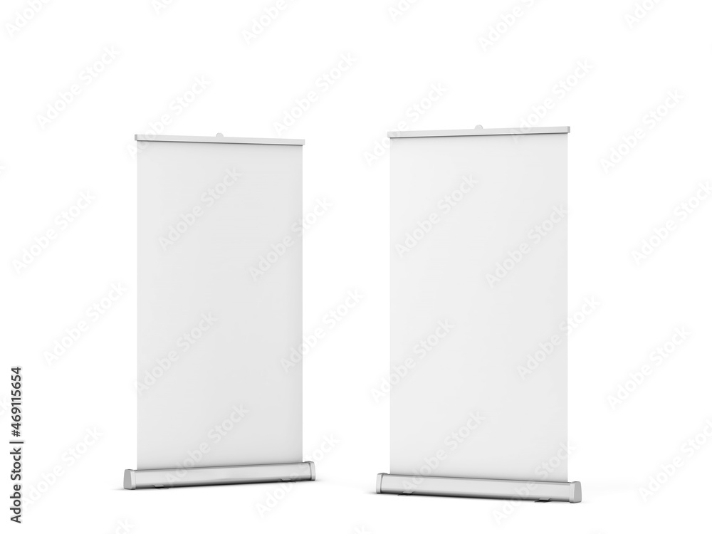 Wide rollup banner mockup Wide rollup banner mockup