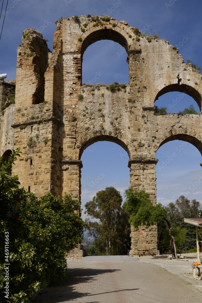 ruins of the ancient amphitheater