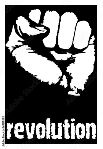 Poing serré, symbole de révolution