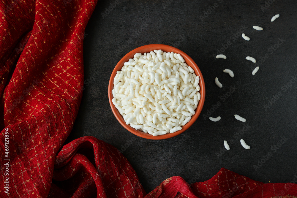 Indian Puffed rice popped rice Mura Pori Murmura winter food Indian ...