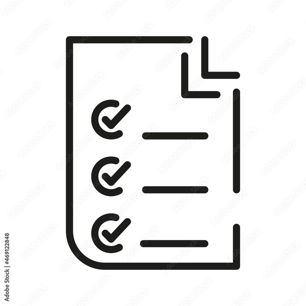 Document Outline Vector Icon. Illustration Of A Stroke Vector On A White Background. From App And Website Document Outline Vector Icon. Illustration Of A Stroke Vector On A White Background. From App And Website