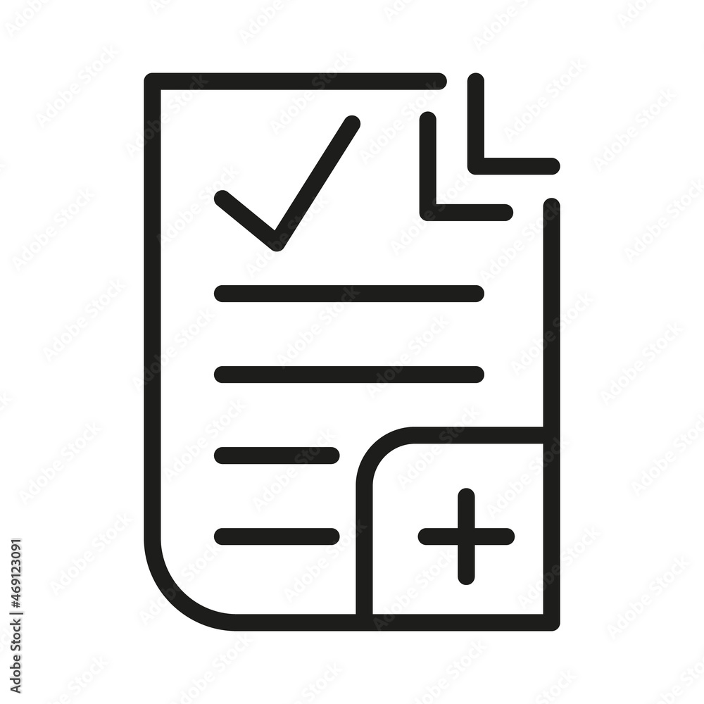 Document Outline Vector Icon. Illustration Of A Stroke Vector On A White Background. From App And Website Document Outline Vector Icon. Illustration Of A Stroke Vector On A White Background. From App And Website