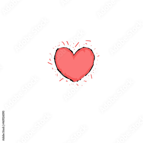 light red heart icon (colored)