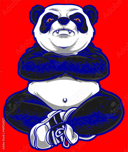 thug life panda