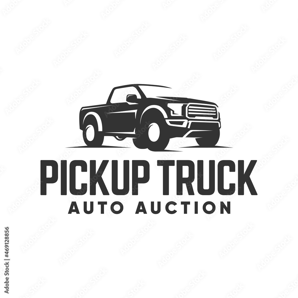 pickup truck logo inspiration, car, adventure, auction