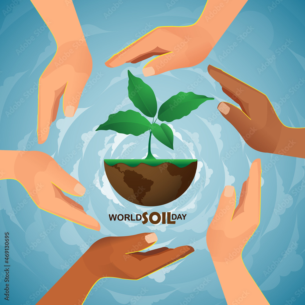 World Soil Day Design Vector Illustration for Poster Background and ...