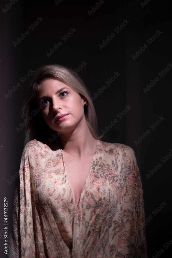 Schöne Frau Zuhause Schöne Frau Zuhause
