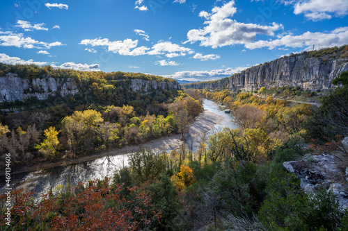 Frankreich bei der Ardèche