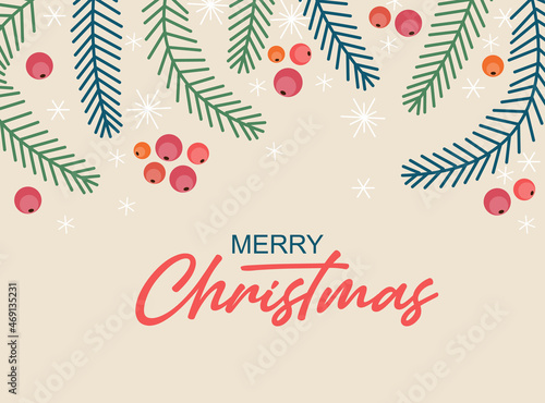 Hand sketched Merry Christmas card  badge  icon typography. Lettering Merry Christmas for Christmas  New Year greeting card  invitation template  banner  poster. Vector EPS10