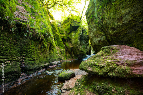 Devil   s Pulpit gorge  near Glasgow  Scotland