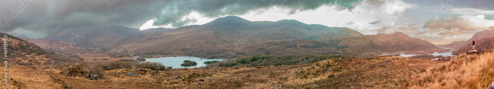 Kerry, Ireland - view of the mountains in autumn