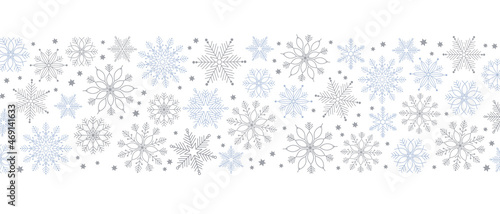 Holidays cards with Christmas motif, snowflakes, gold ornament snow frames and  green background. Winter vector set templates