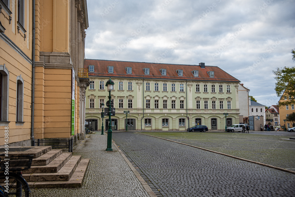 Weimar in autumn, the German cultural city, synonym of republic