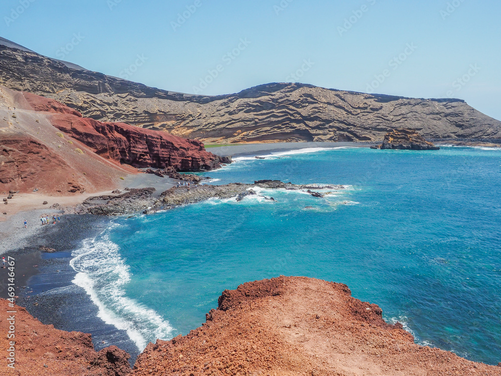 Lanzarote - Landschaft in El Golfo