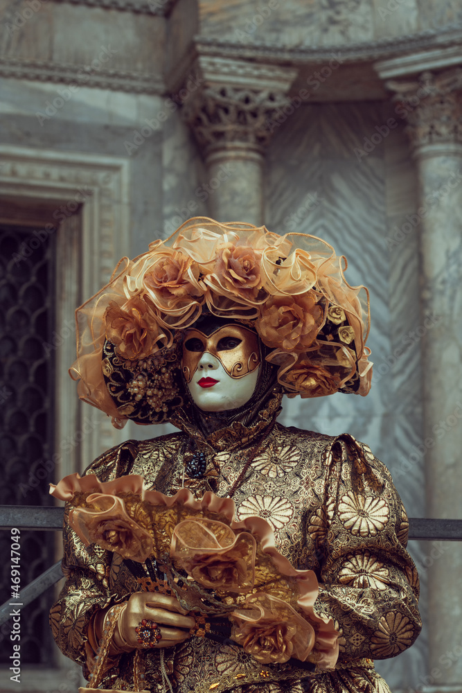 Fototapeta premium Carneval mask in Venice, Venetian Costume, Mask