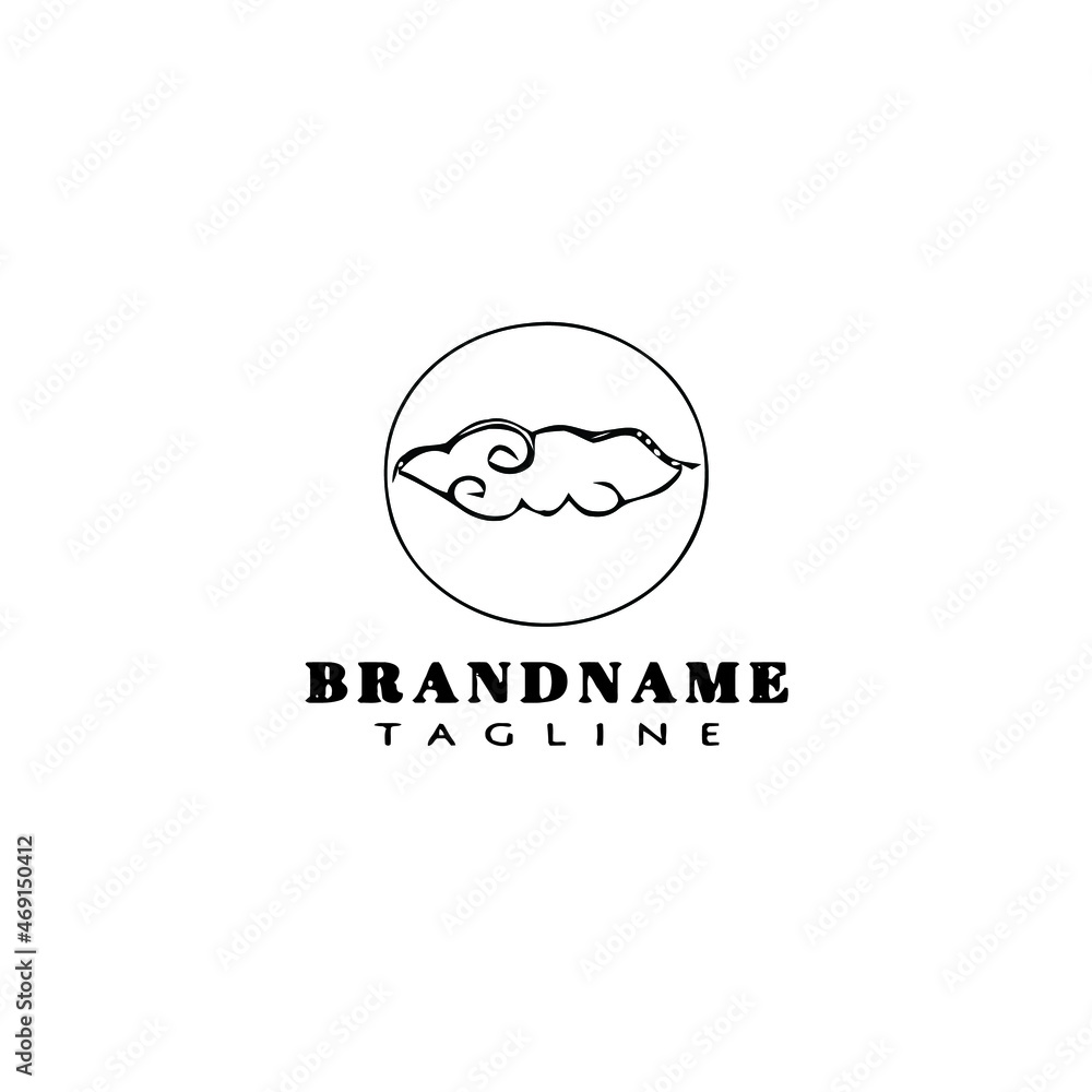 chinese clouds logo cartoon icon design template isolated vector illustration chinese clouds logo cartoon icon design template isolated vector illustration