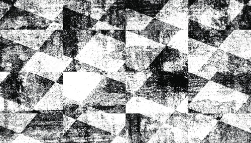 Rough black and white texture vector. Distressed overlay texture. Grunge background. Abstract textured effect. Vector Illustration. Black isolated on white background. EPS10