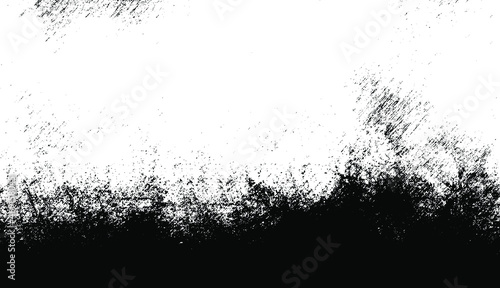 Rough black and white texture vector. Distressed overlay texture. Grunge background. Abstract textured effect. Vector Illustration. Black isolated on white background. EPS10