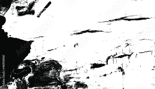 Rough black and white texture vector. Distressed overlay texture. Grunge background. Abstract textured effect. Vector Illustration. Black isolated on white background. EPS10