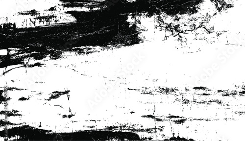 Rough black and white texture vector. Distressed overlay texture. Grunge background. Abstract textured effect. Vector Illustration. Black isolated on white background. EPS10