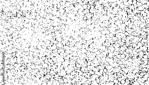 Rough black and white texture vector. Distressed overlay texture. Grunge background. Abstract textured effect. Vector Illustration. Black isolated on white background. EPS10