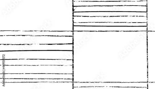 Slim lines texture. Parallel and intersecting lines abstract pattern. Abstract textured effect. Black isolated on white background.Vector illustration. EPS10.