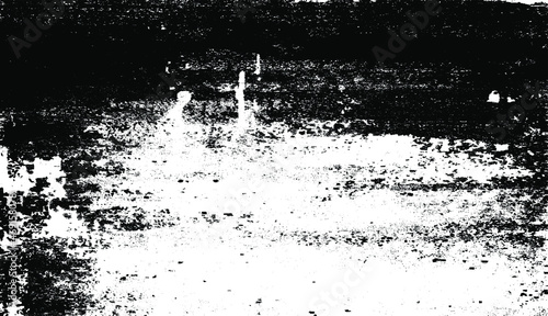 Dark grunge urban texture vector. Distressed overlay texture. Grunge background. Abstract obvious dark worn textured effect. Vector Illustration. Black isolated on white. EPS10.