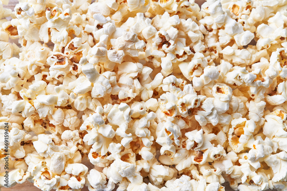 Bunch of salty popcorns texture Bunch of salty popcorns texture