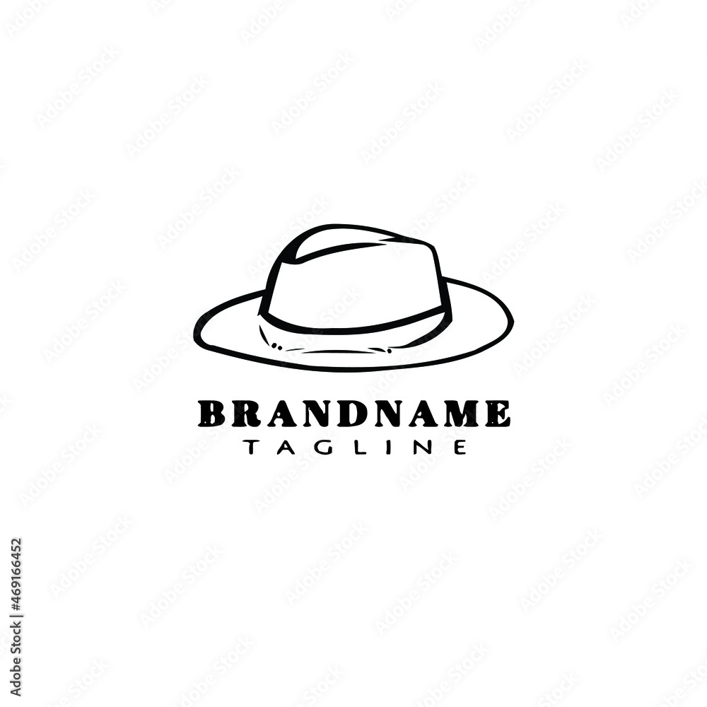hat logo icon design template black isolated vector illustration hat logo icon design template black isolated vector illustration