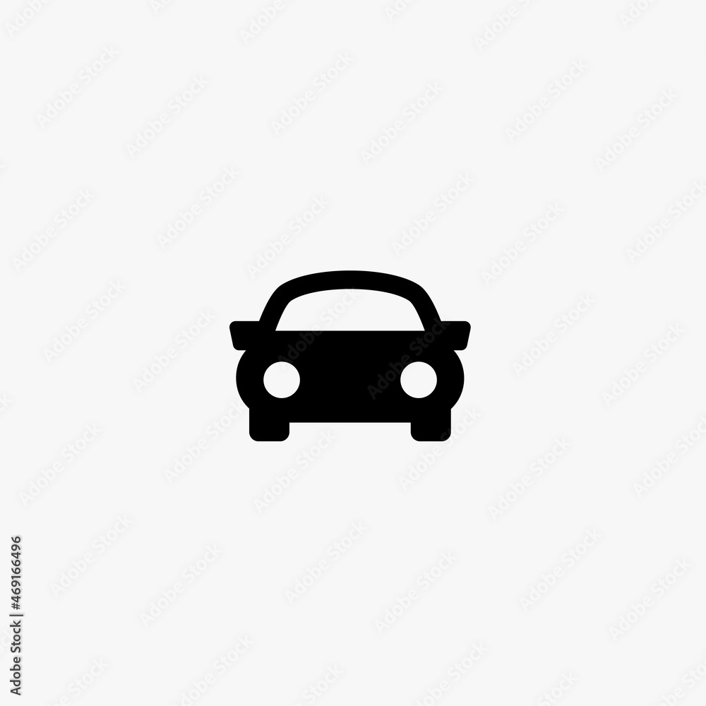 sports car icon. sports car vector icon on white background