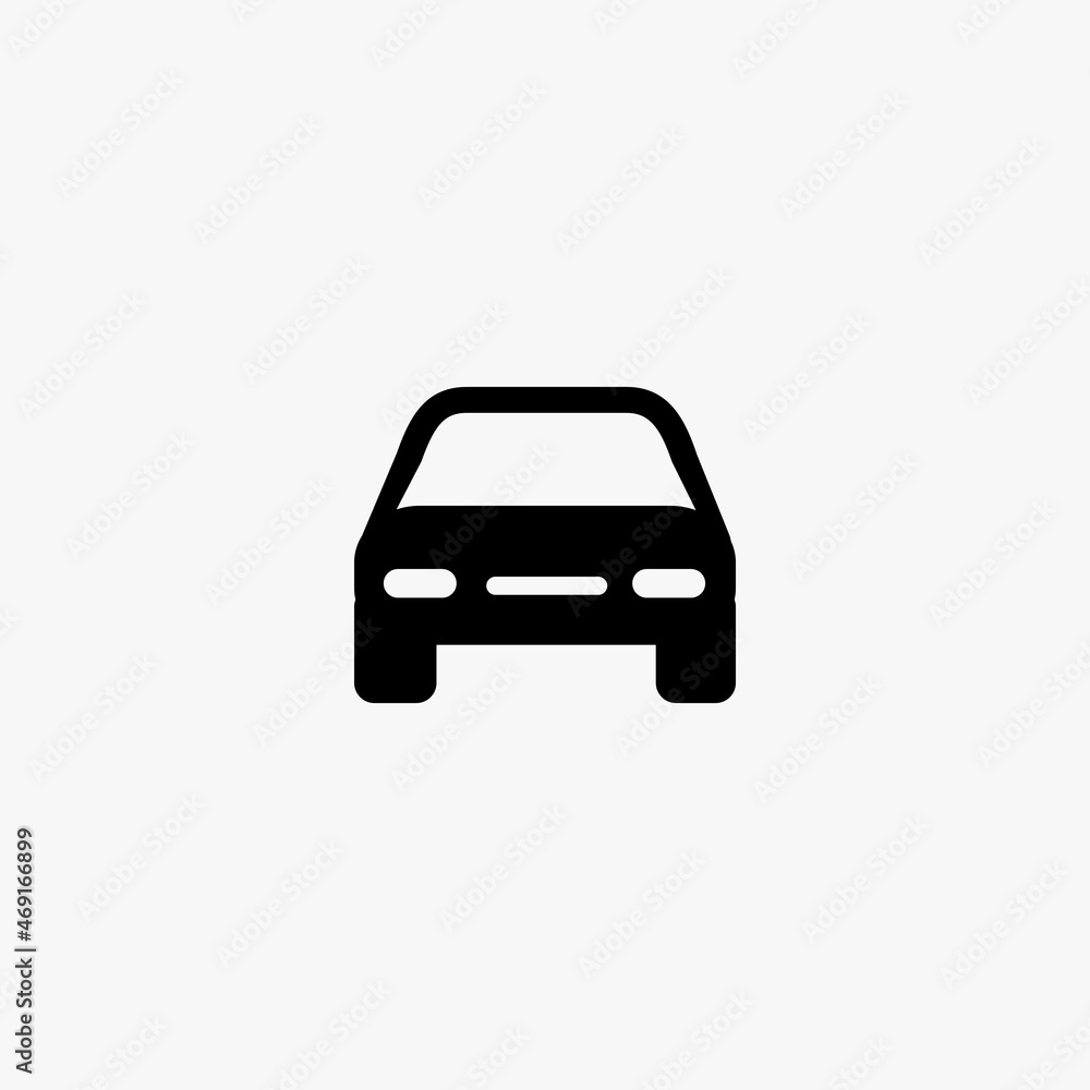 car compact icon. car compact vector icon on white background