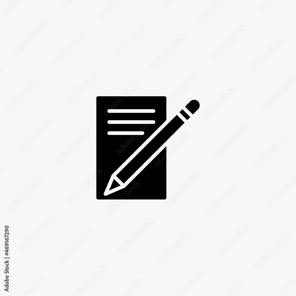 write letter icon. write letter vector icon on white background write letter icon. write letter vector icon on white background
