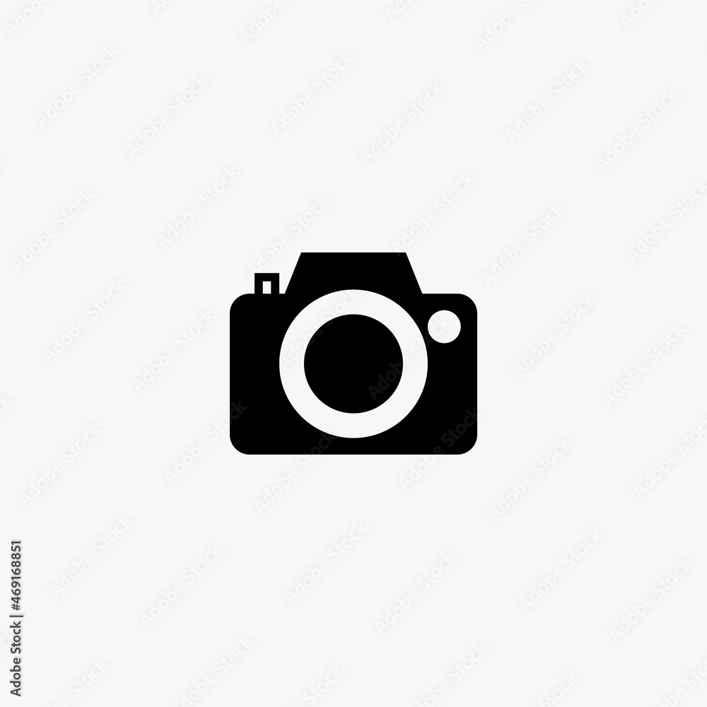 photo camera icon. photo camera vector icon on white background photo camera icon. photo camera vector icon on white background