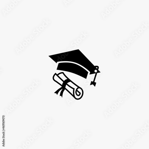 hat icon. hat vector icon on white background