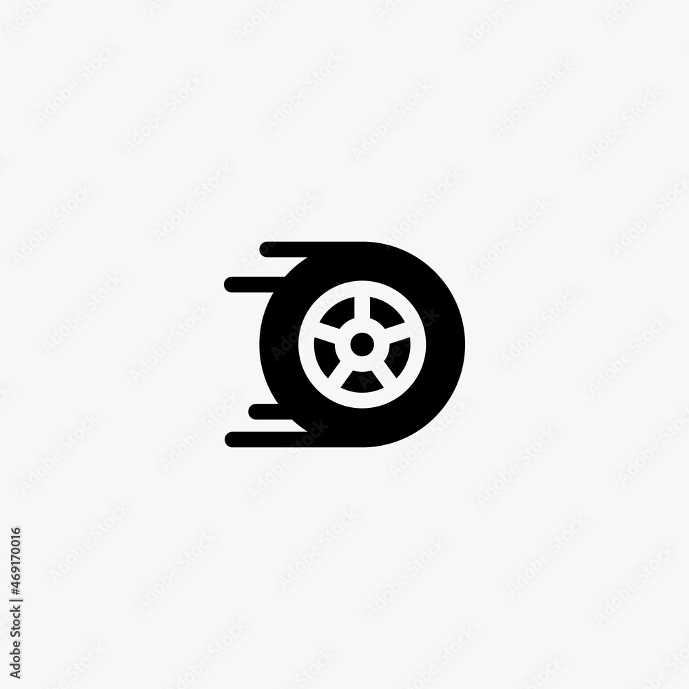 racing icon. racing vector icon on white background