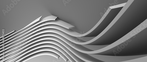 Creative image with curved ...