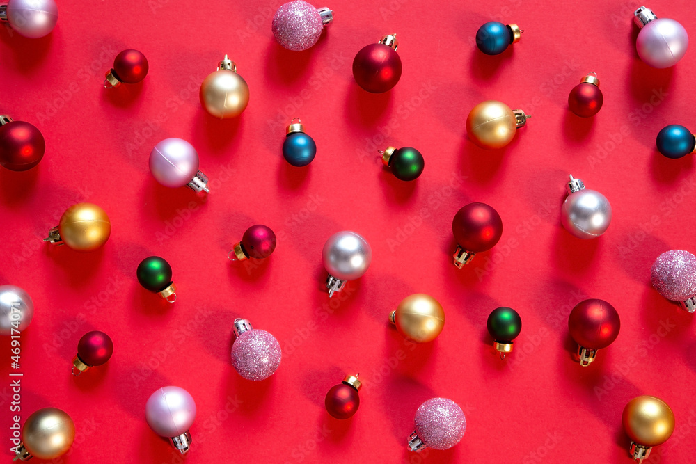 Christmas and New Year baubles Christmas and New Year baubles
