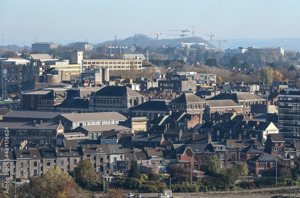 Belgique Wallonie Charleroi Pays Noir vue ville terril 