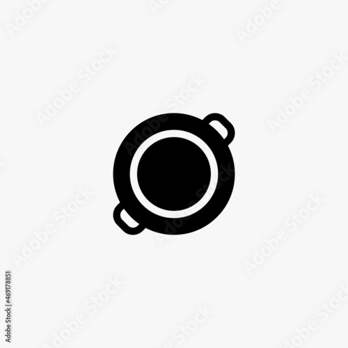 paella icon. paella vector icon on white background