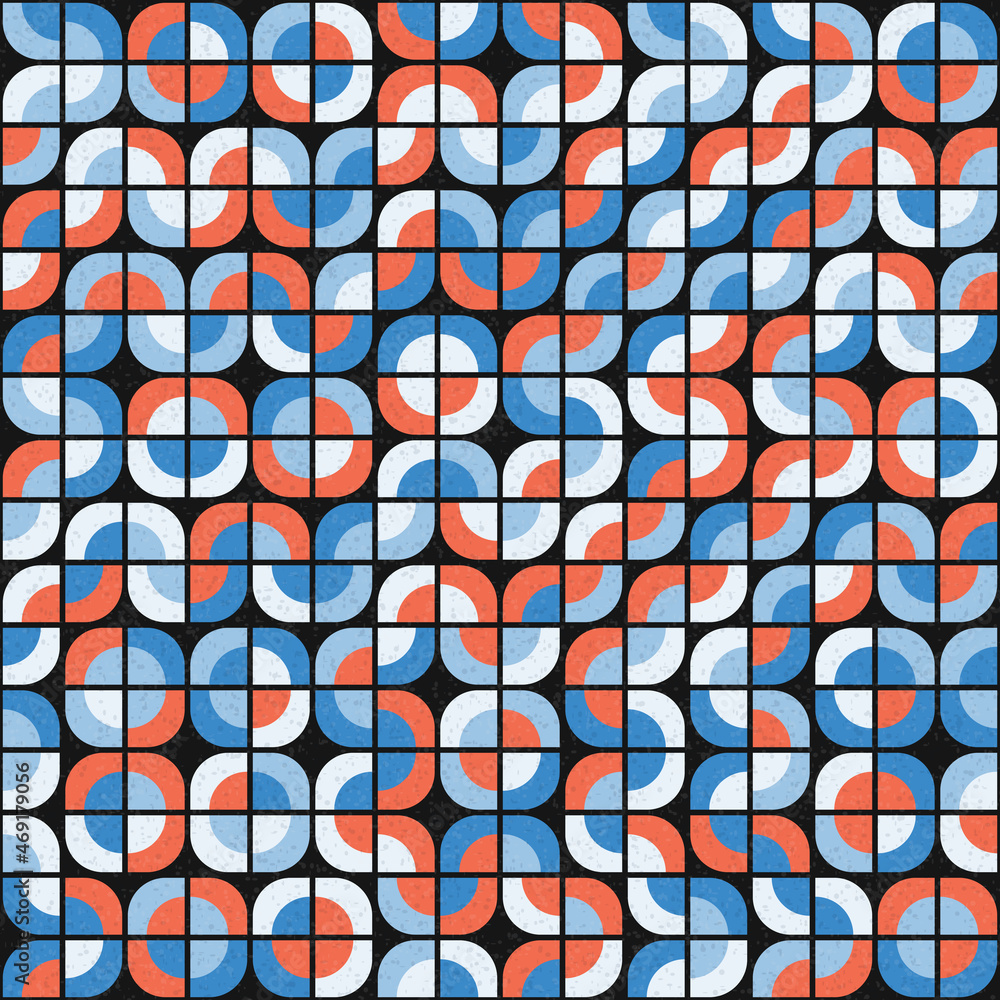 Fototapeta premium Abstract Geometric Pattern generative computational art illustration