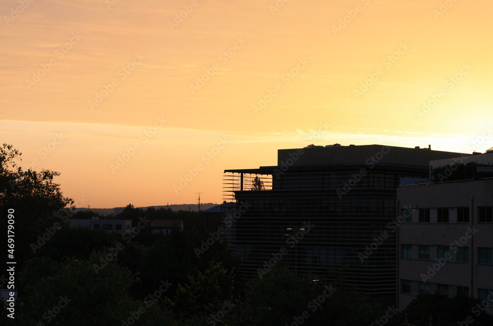 Sunrise over the city, Senhora da Hora, Matosinhos