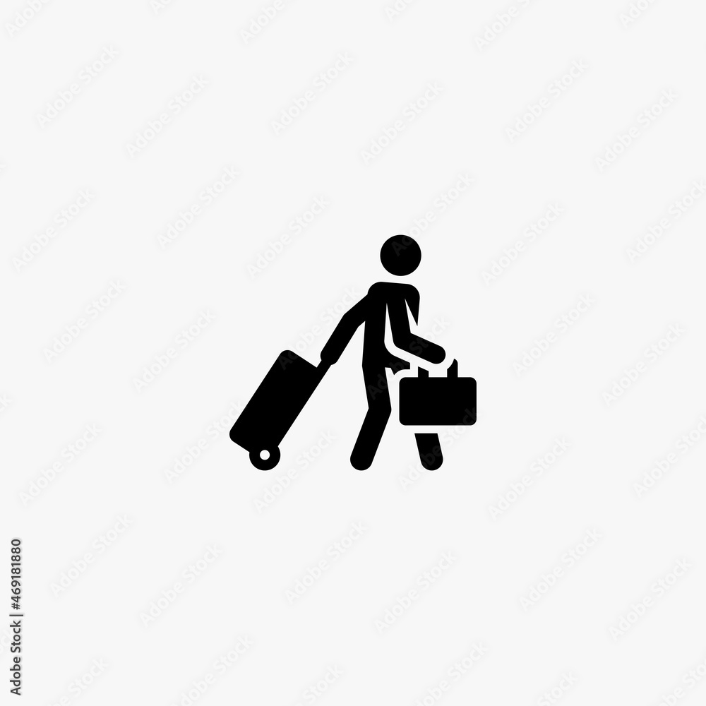 travel icon. travel vector icon on white background travel icon. travel vector icon on white background