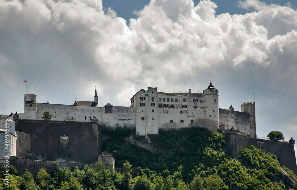 Hohensalzburg fortress in Salzburg. Austria