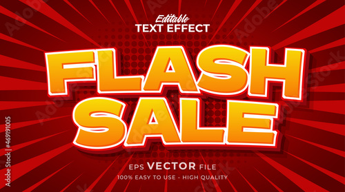 12.12 Flash Sale typography premium editable text effect