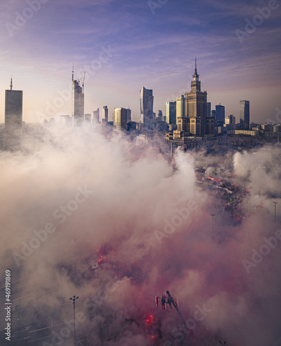 Warszawa, Dzień Niepodległości, rondo Dmowskiego