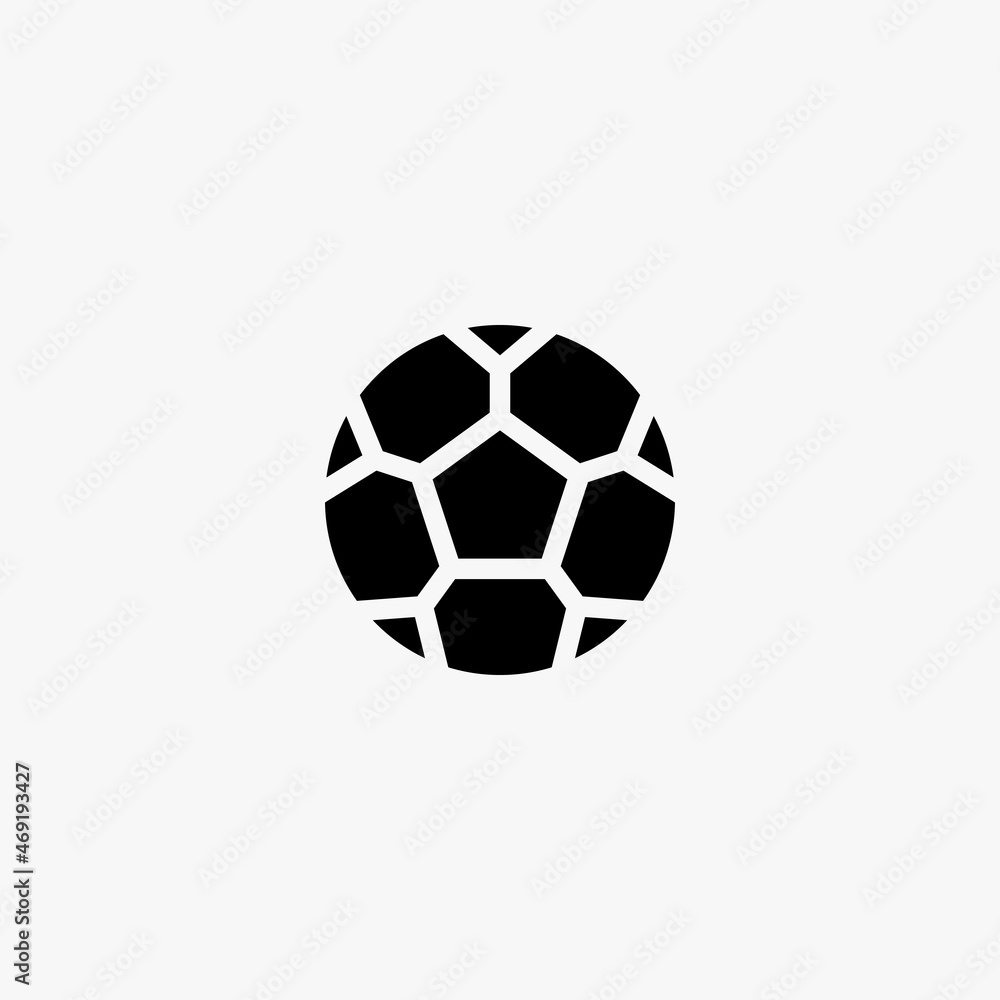 football ball icon. football ball vector icon on white background football ball icon. football ball vector icon on white background