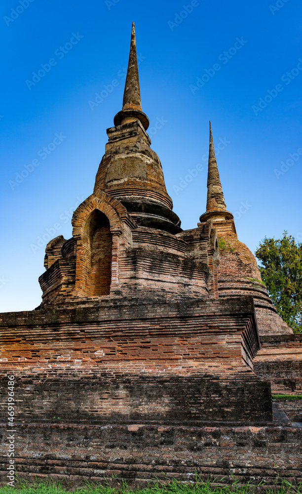 Naklejka premium Ancient Ruins and Historical Parks in Thailand