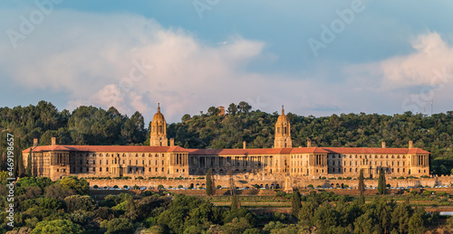 Obraz na płótnie Union building during a sunset in pretoria South Africa w salonie